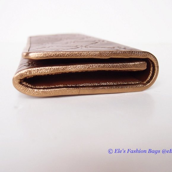 NIB Longchamp LM Cuir Leather Flap Snap Wallet BROWN 100% AUTHENTIC - Picture 8 of 14